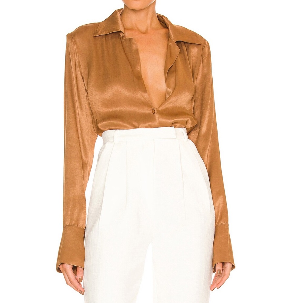 Revolve Atoir Zodiac blouse - bronze - size 6